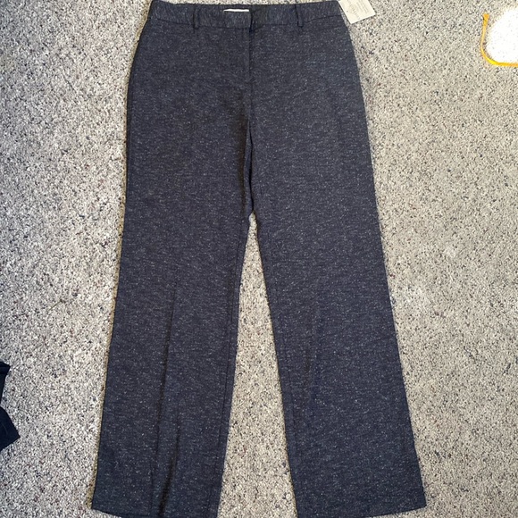 Covington Vanessa Pants Trousers Dark Grey Heather Straight Fit Sz 10 NWT - Picture 1 of 10